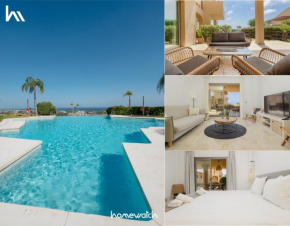 Modern and luxurious holiday home with sea views in Benahavís